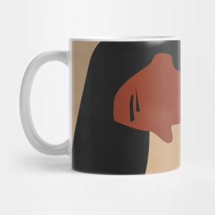 Woman Self Hug, Boho Illustration Mug